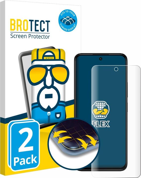 Immagine prodotto BROTECT Full-Screen Pellicola (2 Pezzo/i, Xiaomi Redmi 13)