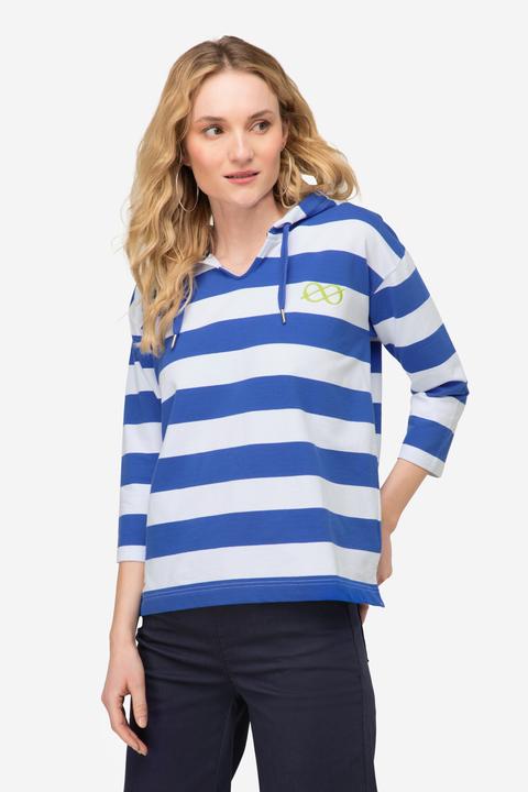 Produktbild Laurasøn Hoodie, Blockstreifen, Kapuze, 3/4-Ärmel (L)