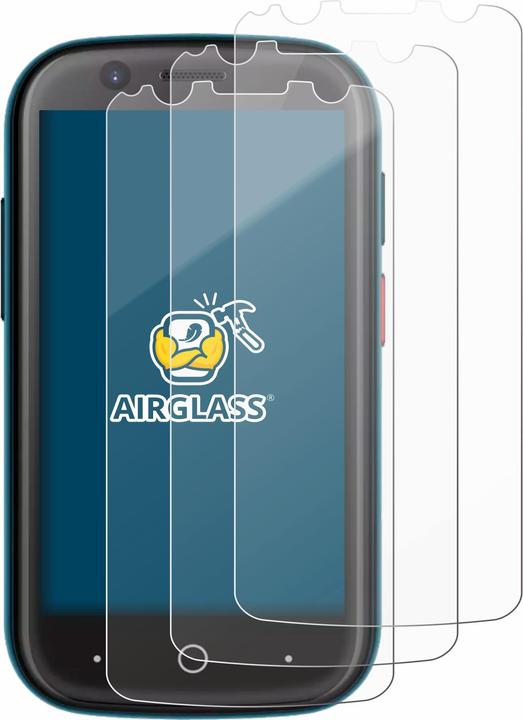 Actual product image BROTECT Protective glass screen protector clear (6 Piece, Unihertz Jelly 2)
