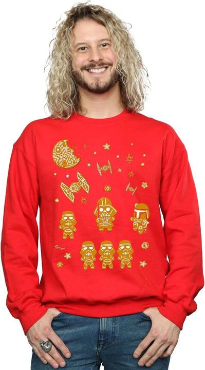 Actual product image Star Wars Mens Gingerbread Empire Sweatshirt (S)