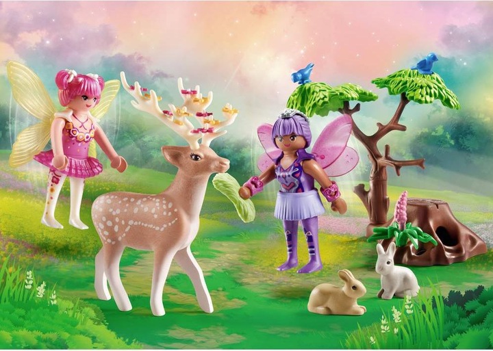 Immagine prodotto Playmobil Fate con simpatici animali della foresta (71800, Playmobil Principessa Magica)