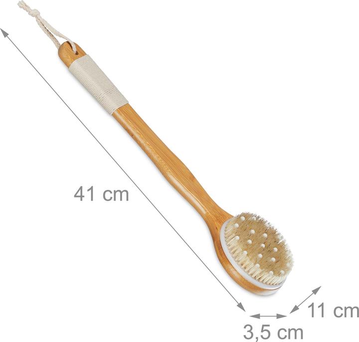Actual product image Relaxdays Back brush
