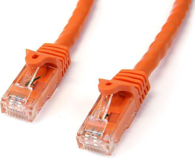Actual product image StarTech 1m Orange Cat6 Patch Cable (U/UTP, CAT6, 1 m)