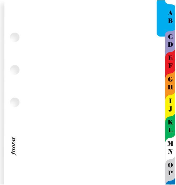 Image du produit Filofax Registre A-Z (Spécial)
