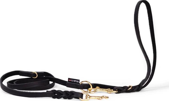 WalkFit - Walk'it Tracking Leash - Black - 12mm 220cm (Cane, Generale)