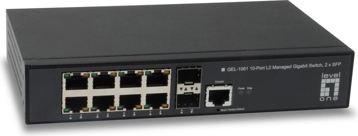 Produktbild LevelOne GEL-1061 (10 Ports)