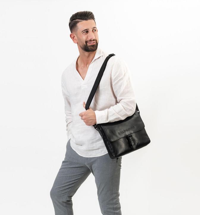 Image du produit Farmhood Porte-documents Memphis Messenger en cuir 32 cm