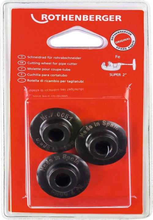 Immagine prodotto Rothenberger Rotella di ricambio Rotella di taglio Ø 31,5 mm Profondità di taglio 6 mm Acciaio ad alta lega e (Ruota del sarto)