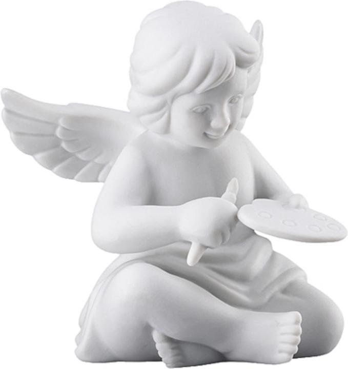 Immagine prodotto Rosenthal Angelo medio - Bianco opaco - Angelo con tavolozza da pittore