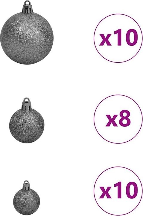 Image du produit vidaXL Weihnachtsbaum Dekoration (180 cm)