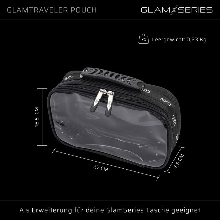 Produktbild Wiltec GlamSeries GlamTraveler Pouch Taschen Inlay 270x165x75mm Kosmetiktasche Make Up