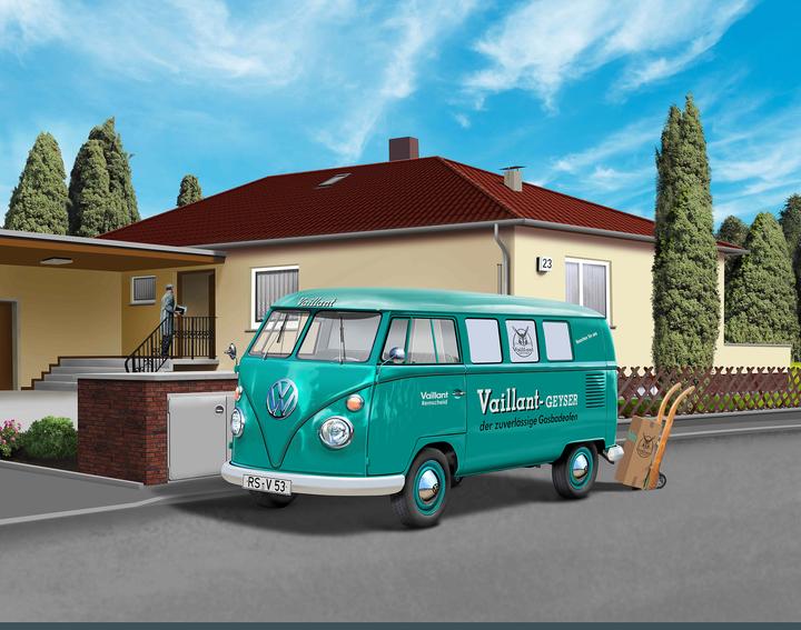 Actual product image Revell Gift Set 150 years of Vaillant (VW T1 Bus)