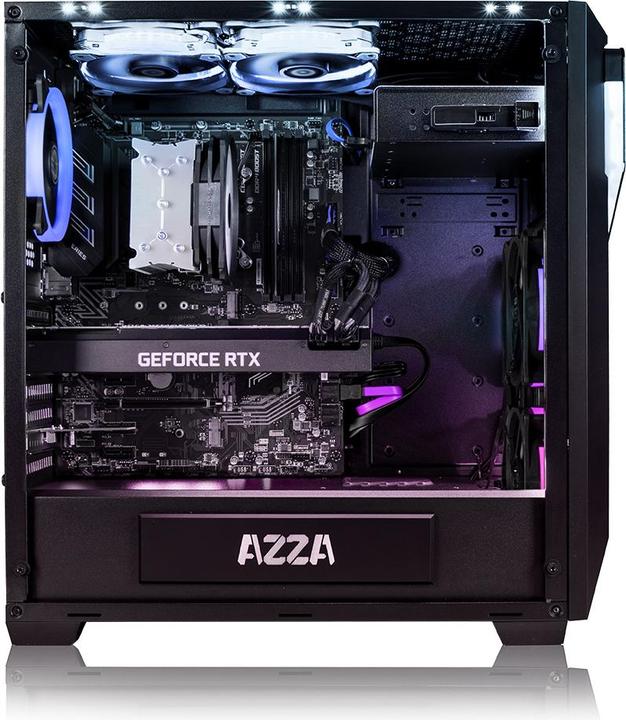 Actual product image Megaport Gaming PC Intel Core i7-10700F - Nvidia GeForce RTX3060 - 1603-EN (1000 GB, 32 GB, Intel Core i7-10700F, GeForce RTX 3060)