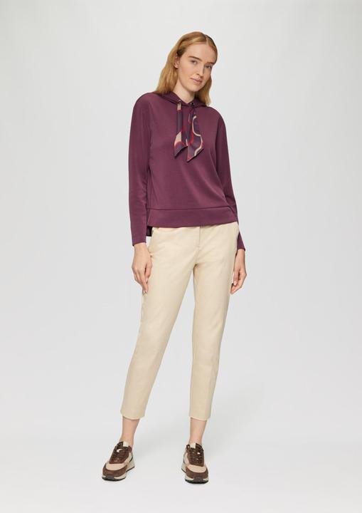 Immagine prodotto S.Oliver Sweatshirt Sweatshirt mit Satinfutter in der Kapuze (48)