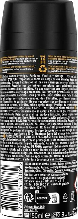 AXE Black Vanilla Deodorant (Spray)