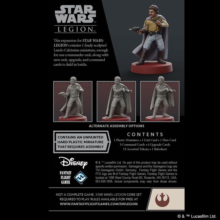 Actual product image FFG FFGD4672 - Lando Calrissian: Star Wars Legion, ages 14+ (extension, DE edition) (German)