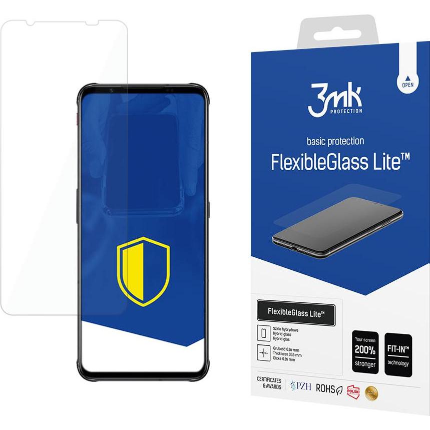 3MK FlexibleGlass Lite (1 Stück, Nubia Red Magic 7), Smartphone Schutzfolie, Transparent