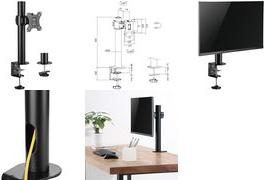 Produktbild LogiLink BP0103 Monitorius-Halterung 17-32 Zoll Stahl 19 kg max. (Tisch, 32", 9 kg)