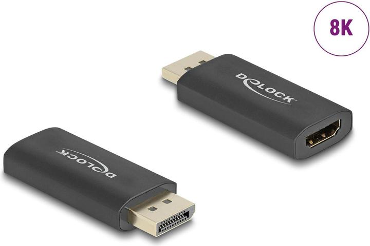 Actual product image Delock Active DisplayPort 1.4 to HDMI Adapter 8K with HDR Fu (HDMI, 5.80 cm)