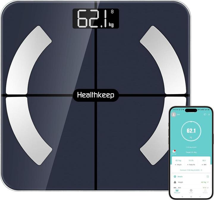 Healthkeep Bluetooth-Körperanalysewaage (180 kg)