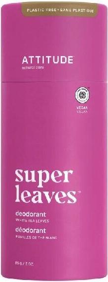 Actual product image Attitude - Natural solid deodorant Super Leaves white tea leaves 85 g (Stick, 85 g)