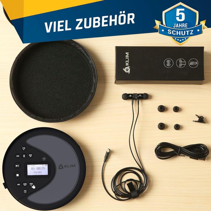 Actual product image Fourze Tragbarer CD-Player mit Bluetooth