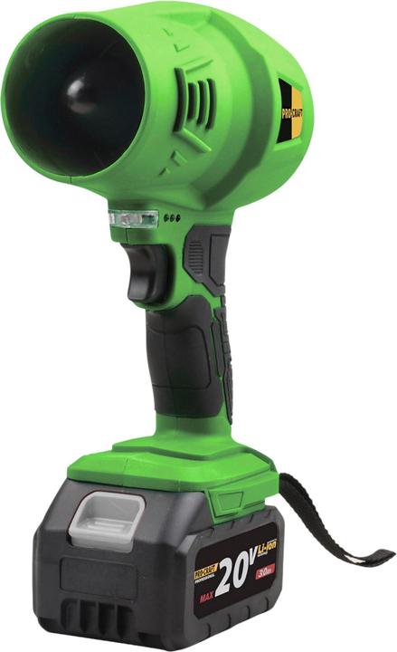 Image du produit Procraft PB18 Akku Laubbläser 20 V + 1x Akku 3,0 Ah + Ladegrät (Fonctionnement sur batterie, Souffleur de feuilles)