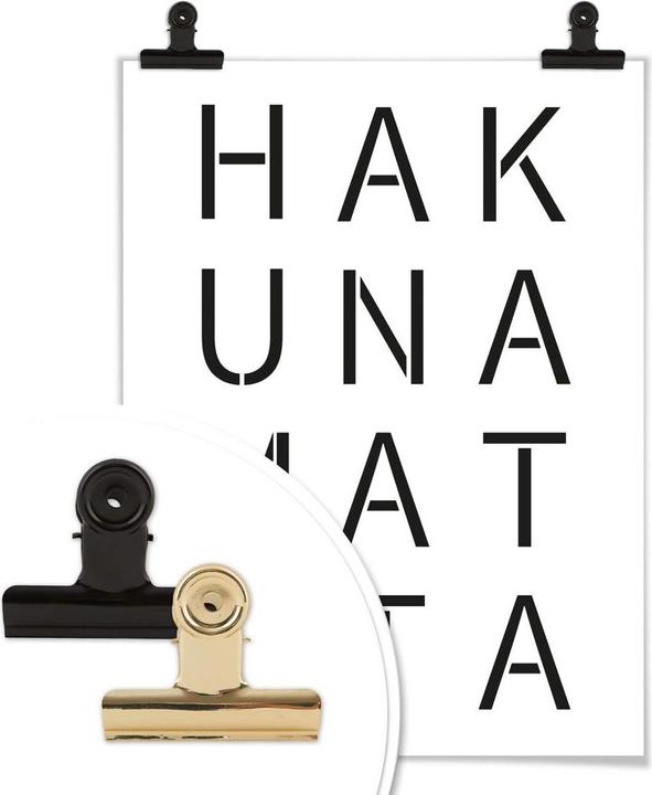 Image du produit Trenddeko Tableau Hakuna Matata (120 x 150 cm)