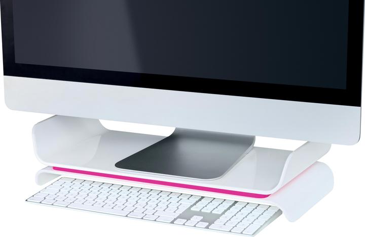 Image du produit Leitz Support d'écran WOW 65040023 blanc/rose