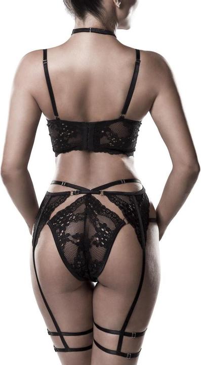 Actual product image Grey Velvet 2-piece erotic set (XL)