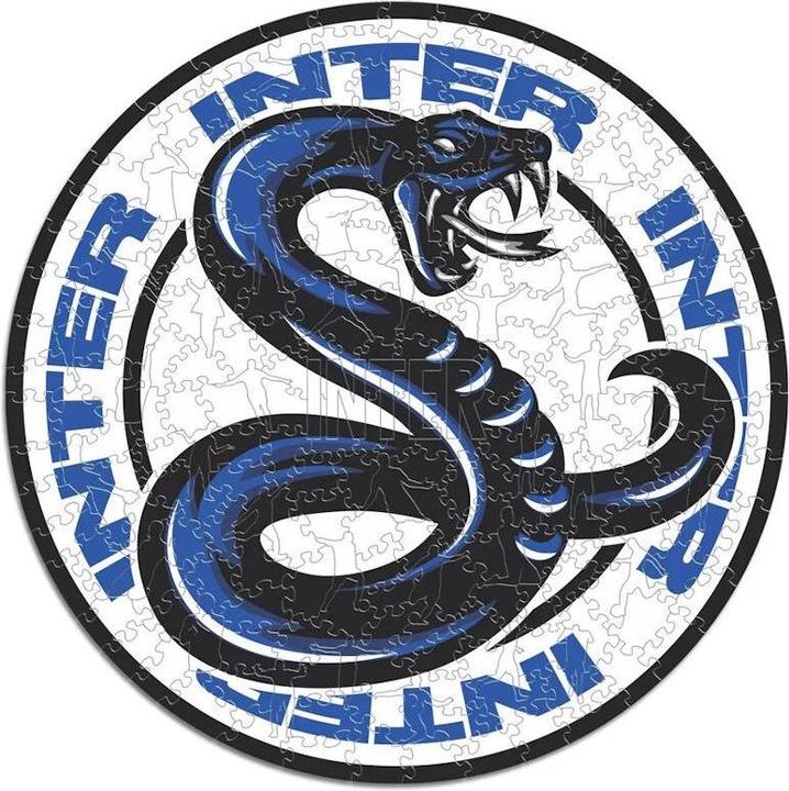 Produktbild Iconic FC Inter Mailand - Logo mit Schlange - Holz Puzzle Grösse M (270 Teile) (270 Teile)