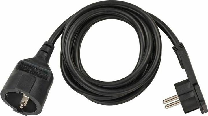 Actual product image Brennenstuhl Short extension lead with angled flat plug EU plug (10 m, CEE 7/3)