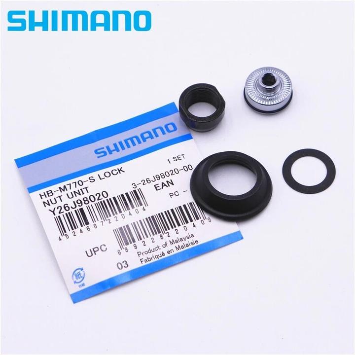 Produktbild Shimano ACHSMUTTERNSATZ HBM770 KPL.
