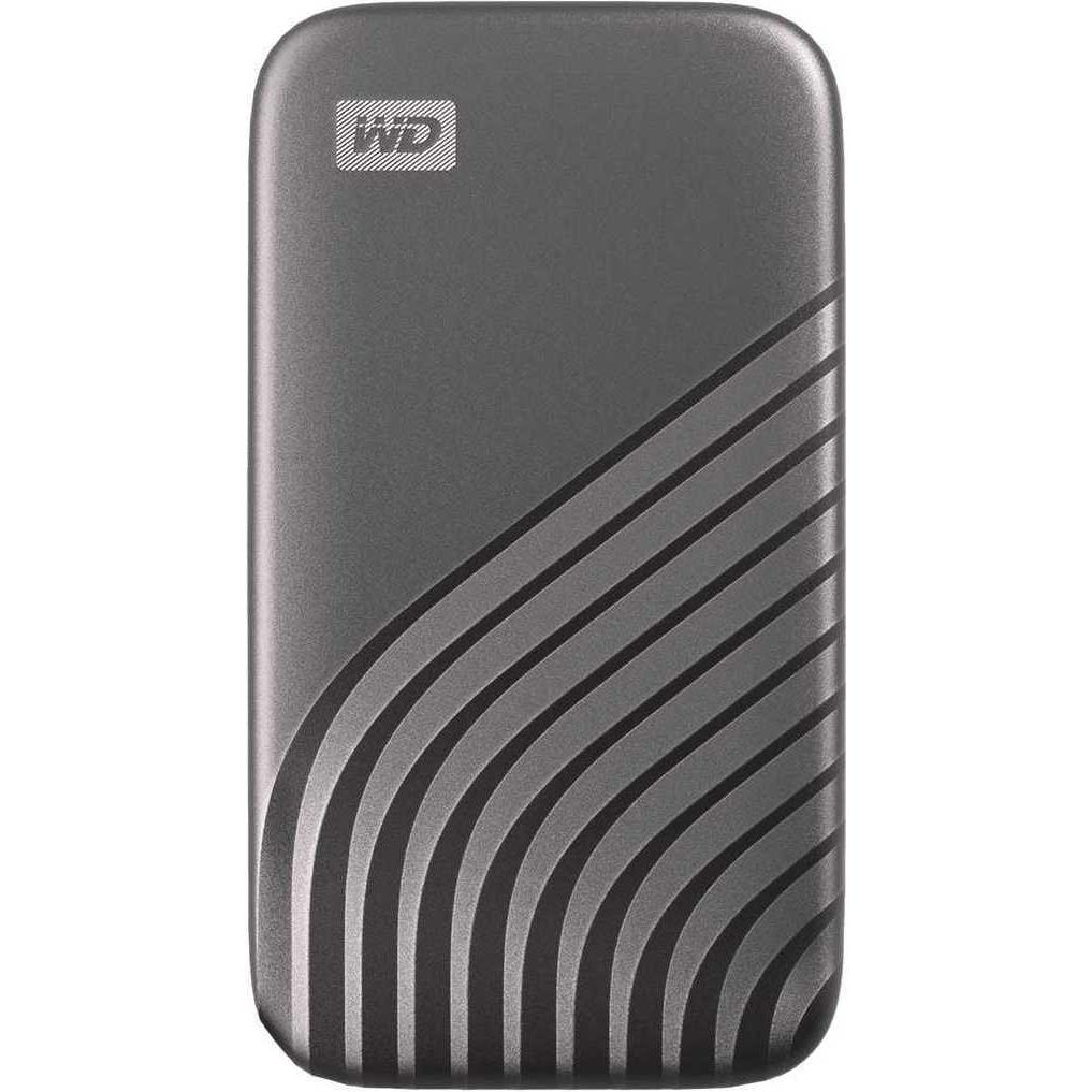 WD My Passport SSD (4000 GB), Externe SSD, Grau