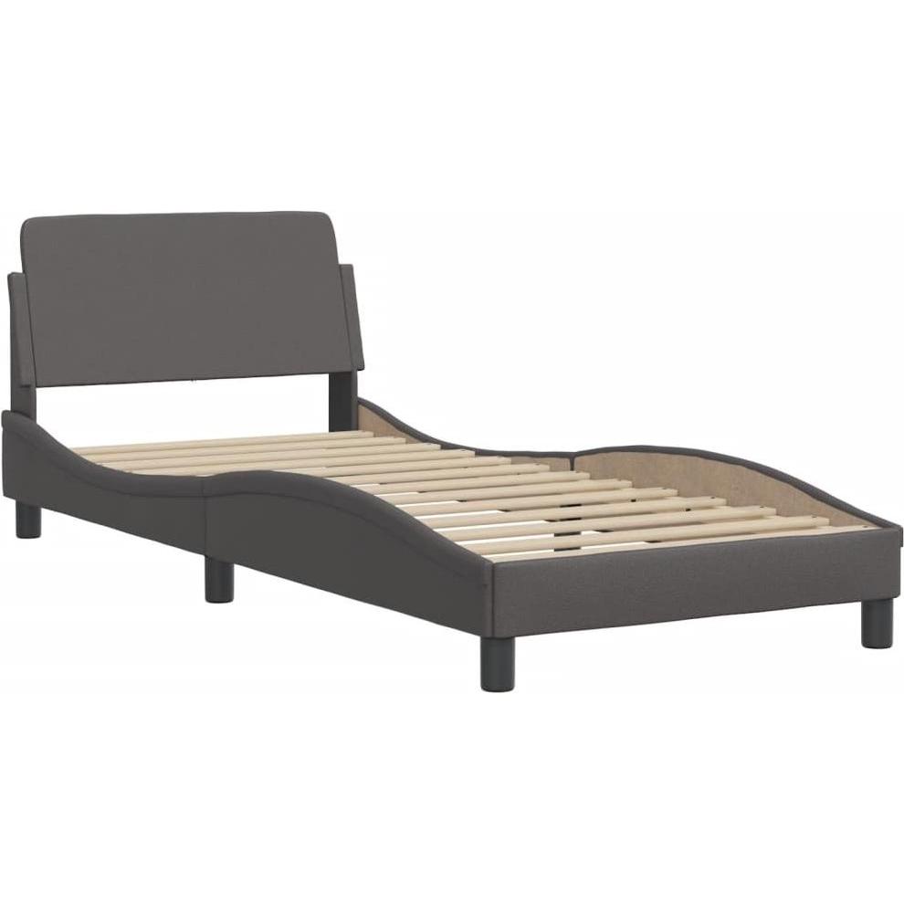 Thumbnail - VidaXL, Bett, Bettgestell mit Kopfteil Kunstleder (120 x 200 cm)