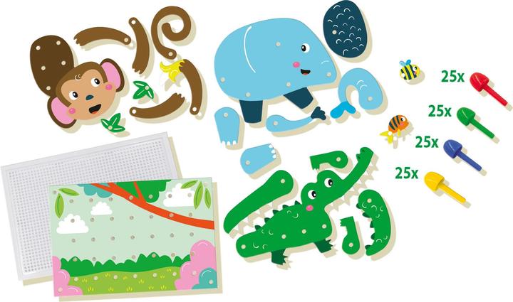 Produktbild Ses Mosaik "Tiere" (100 Teile)