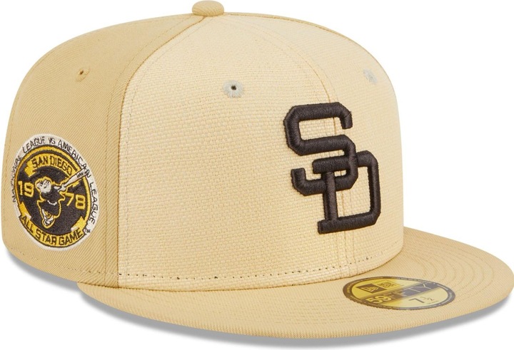 Produktbild New Era 59Fifty Fitted Cap - RAFFIA San Diego Padres - 8 (8)