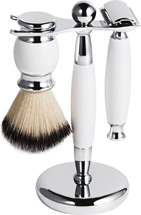 Actual product image Bate Beard shaving set white