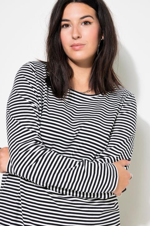 Immagine prodotto Studio Untold Maglia a righe con maniche lunghe e scollo a girocollo (42, 44)