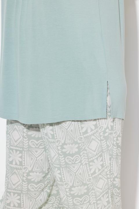 Actual product image Ulla Popken Smocked Neck Spaghetti Strap Tank (50, 52)