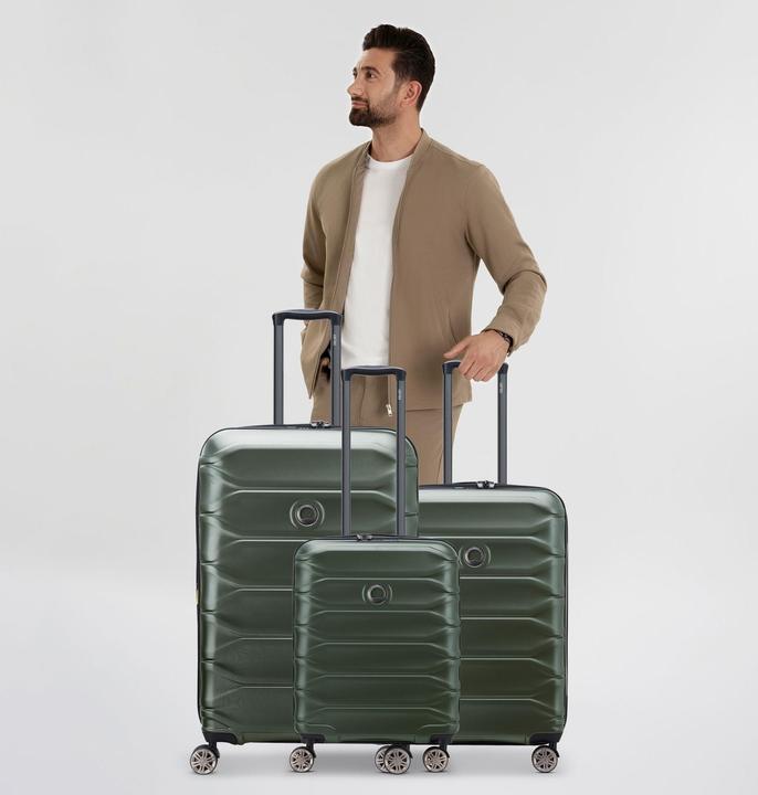 Actual product image Delsey Meteor 4 Rollen Kofferset 3-teilig mit Dehnfalte (221 l)