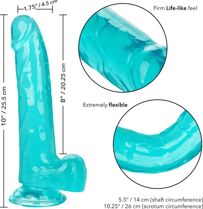 Produktbild CalExotics Size Queen™ 8"/20.25 cm - Blue