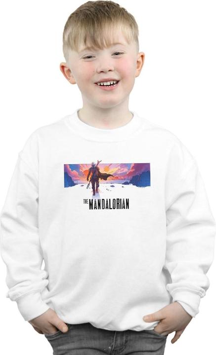 Produktbild Star Wars The Mandalorian Landscape Sweatshirt Jungen (128)