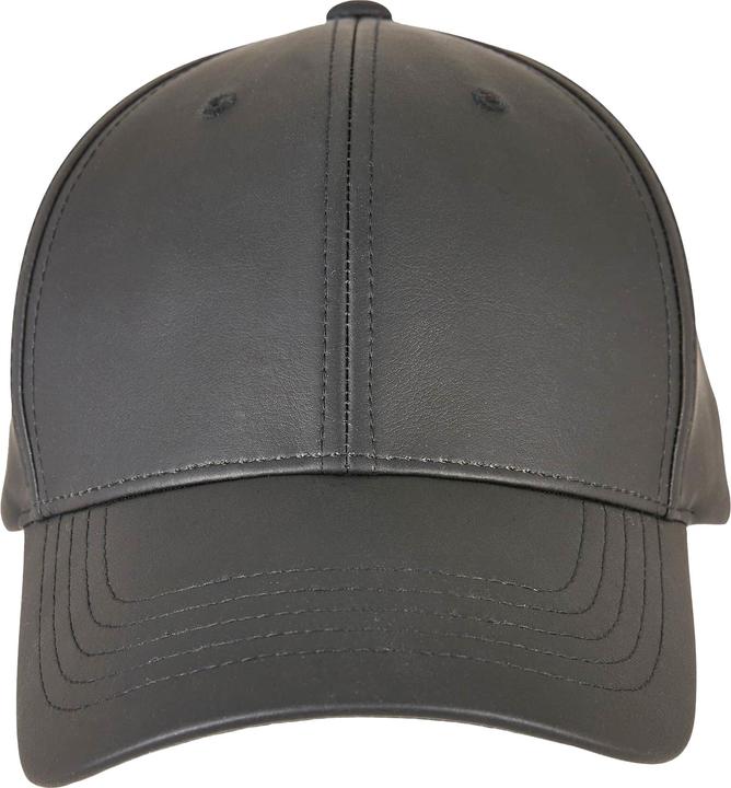Actual product image Flexfit Alpha Shape Synthetic Leather Cap
