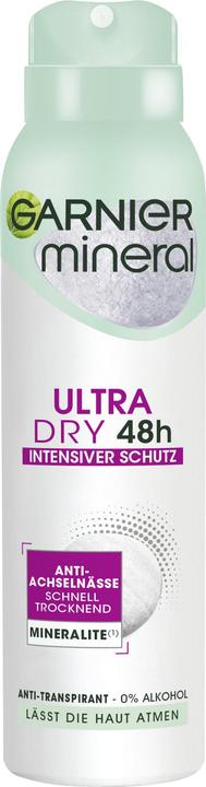 Produktbild Garnier Mineral Ultra Dry/Active Ctl (Spray, 150 ml)