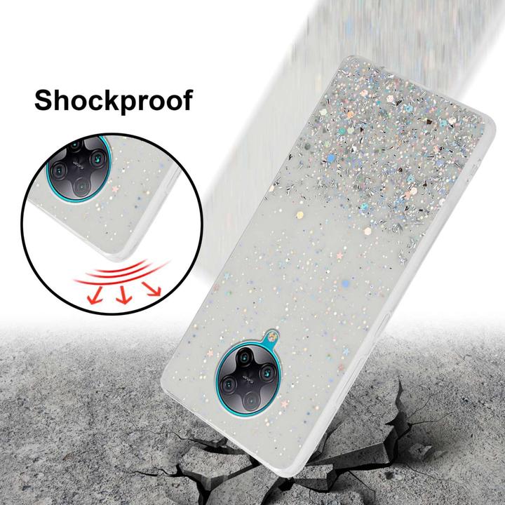 Actual product image Cadorabo Bumper Case for Xiaomi POCO F2 PRO TPU funkelnder Glitter (Xiaomi Poco F2 Pro)