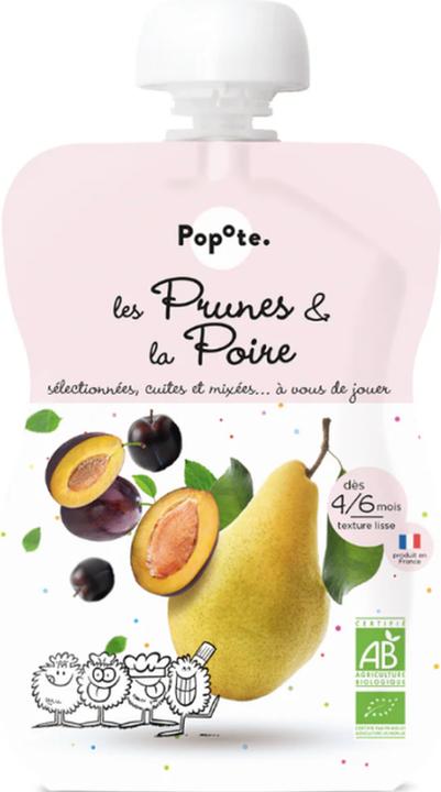 Pear kisses plum