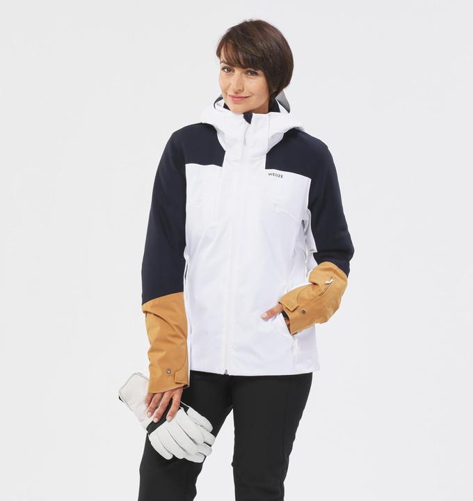 Immagine prodotto Wedze Giacca da sci donna 500 sport - bianco/navy/marrone (S)