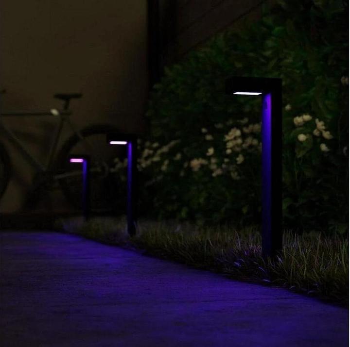 Actual product image Hombli Smart Outdoor Pathway Light, Black (single) (300 lm, IP65)
