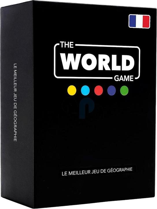 The World Game Le jeu de cartes géographiques ultime avec carte du monde - Version française (Französisch)
